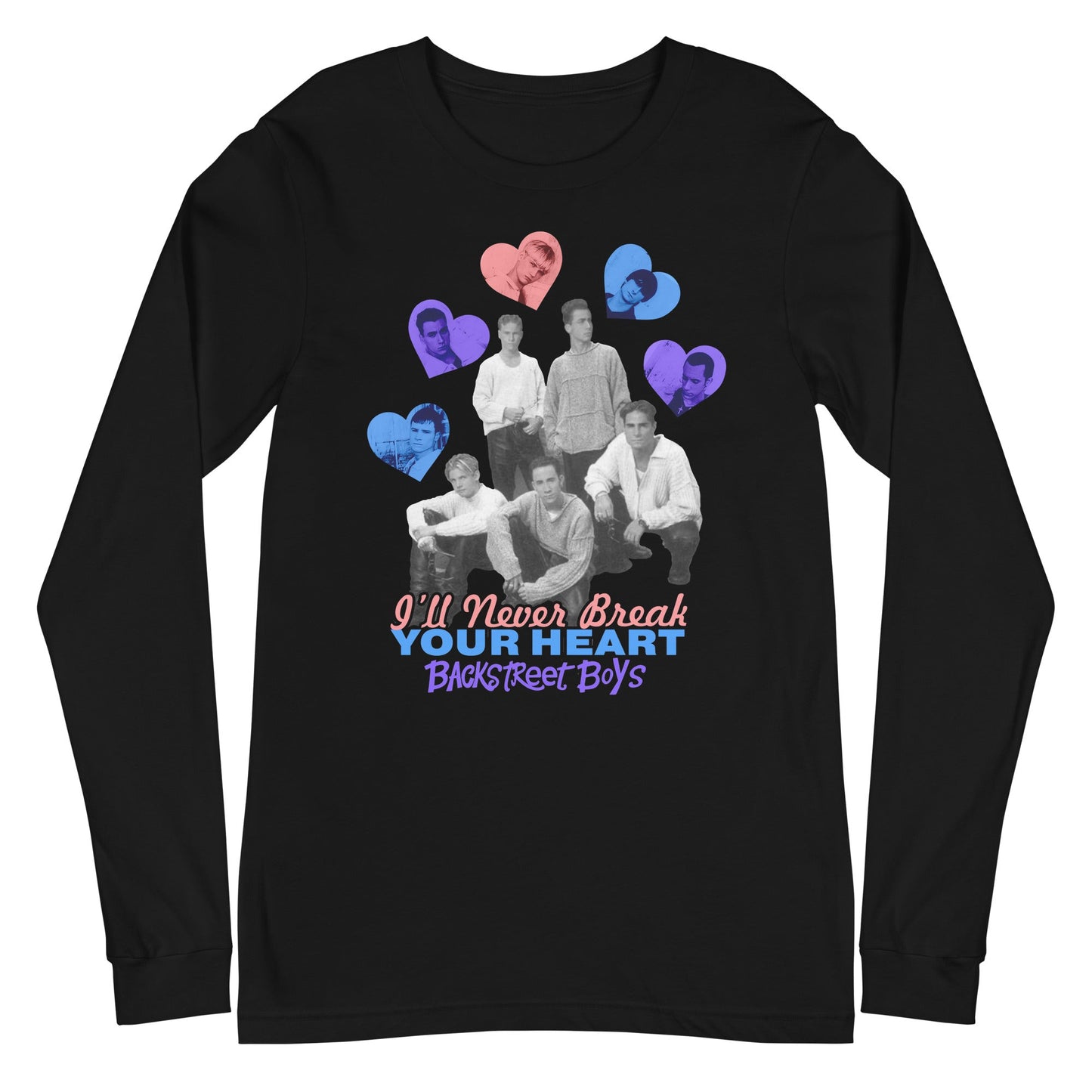 MERCHMOMENT Backstreet Boys - Never Break Your Heart Long Sleeve T-Shirt [Apparel]