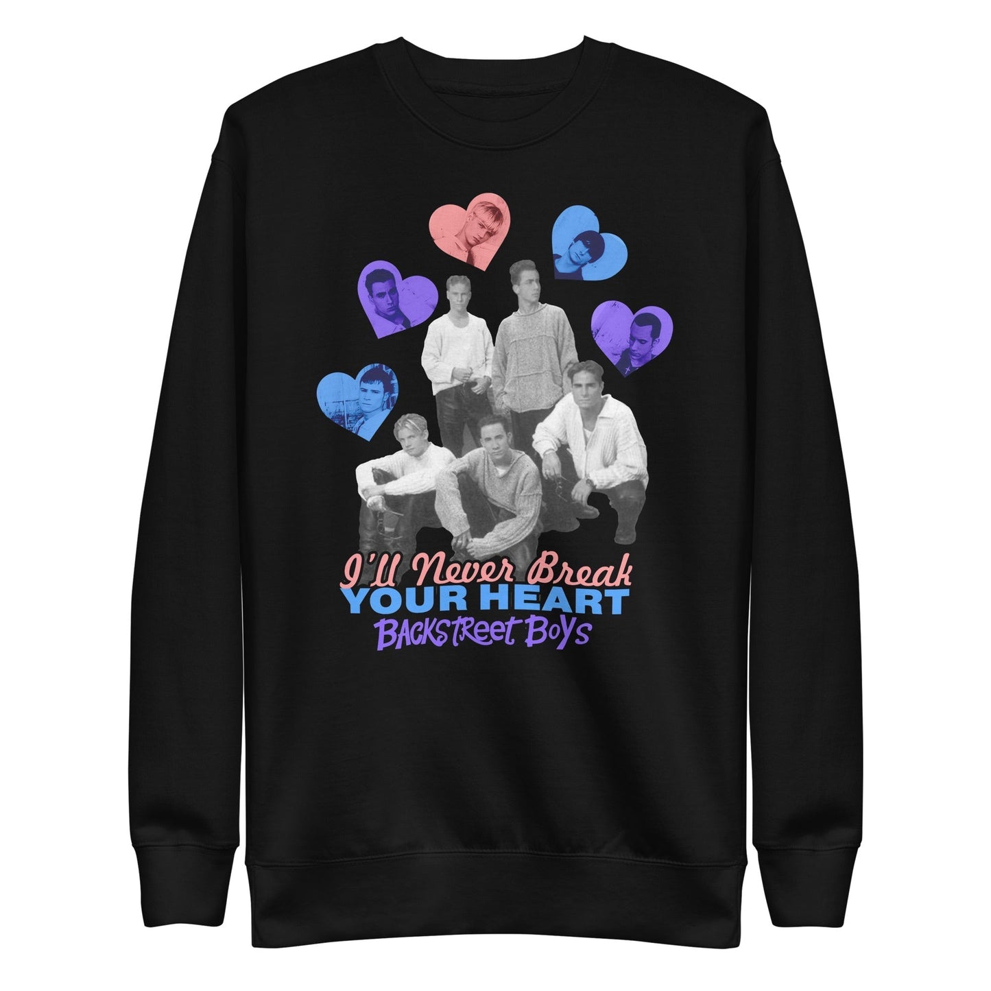 MERCHMOMENT Backstreet Boys - Never Break Your Heart Sweatshirt [Apparel]