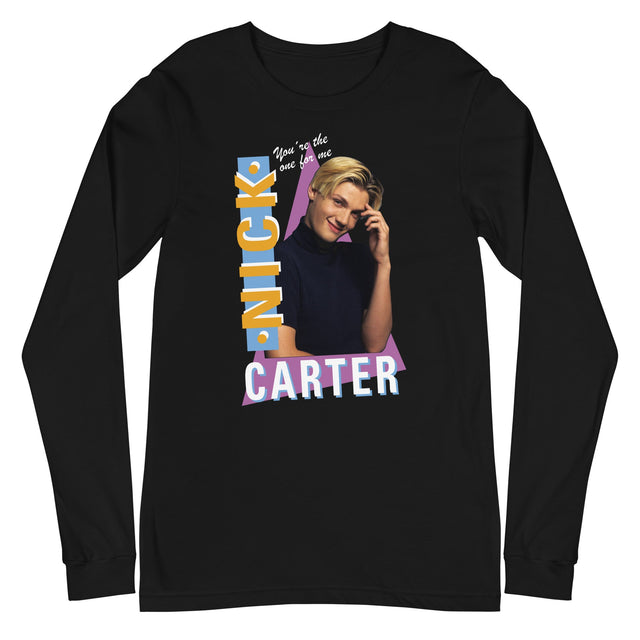 MerchMoment - Backstreet Boys - Nick Carter Long Sleeve T-Shirt []