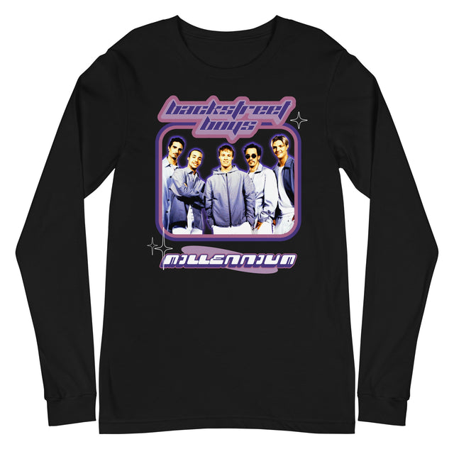 Backstreet Boys - Purple Y2K Long Sleeve T-Shirt []