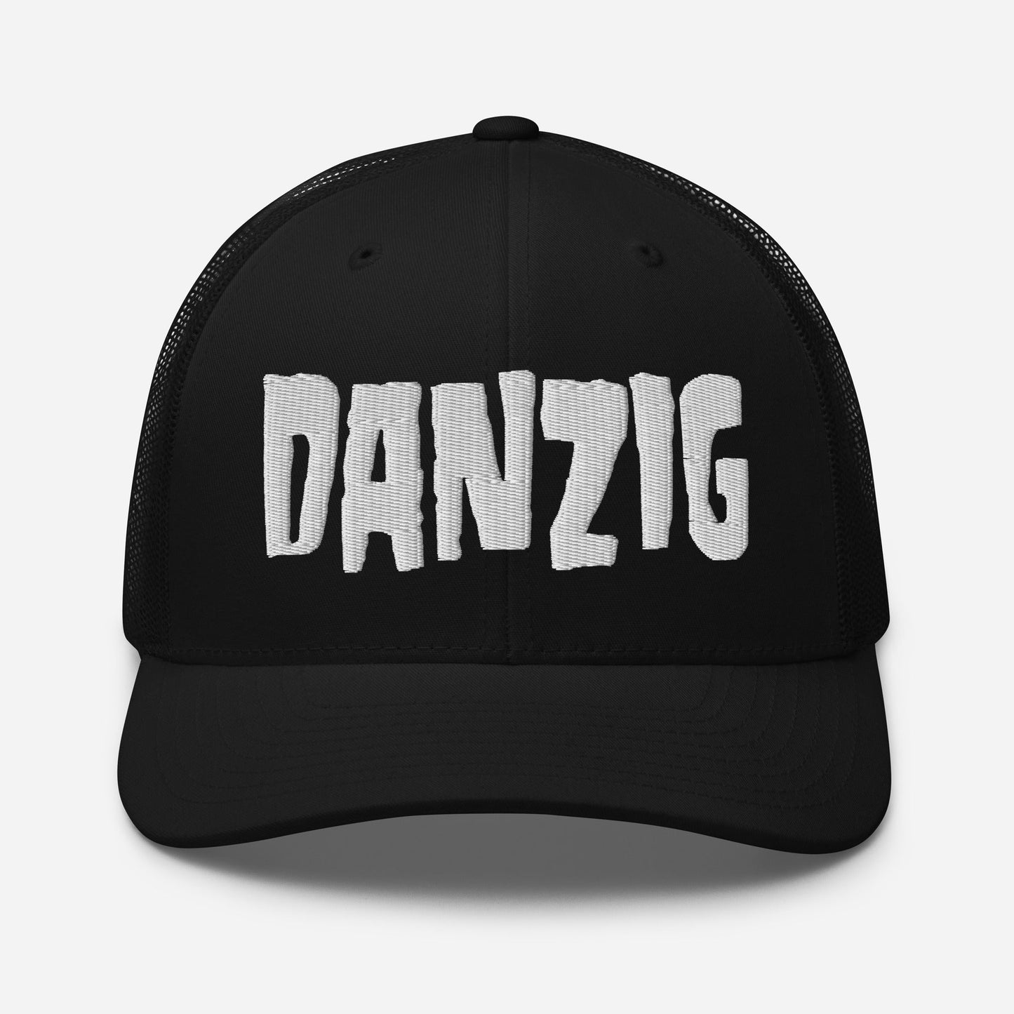 MERCHMOMENT Danzig Classic Logo Embroidered Trucker Hat [Apparel]