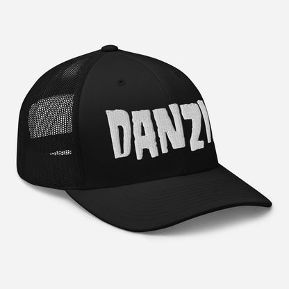 MERCHMOMENT Danzig Classic Logo Embroidered Trucker Hat [Apparel]
