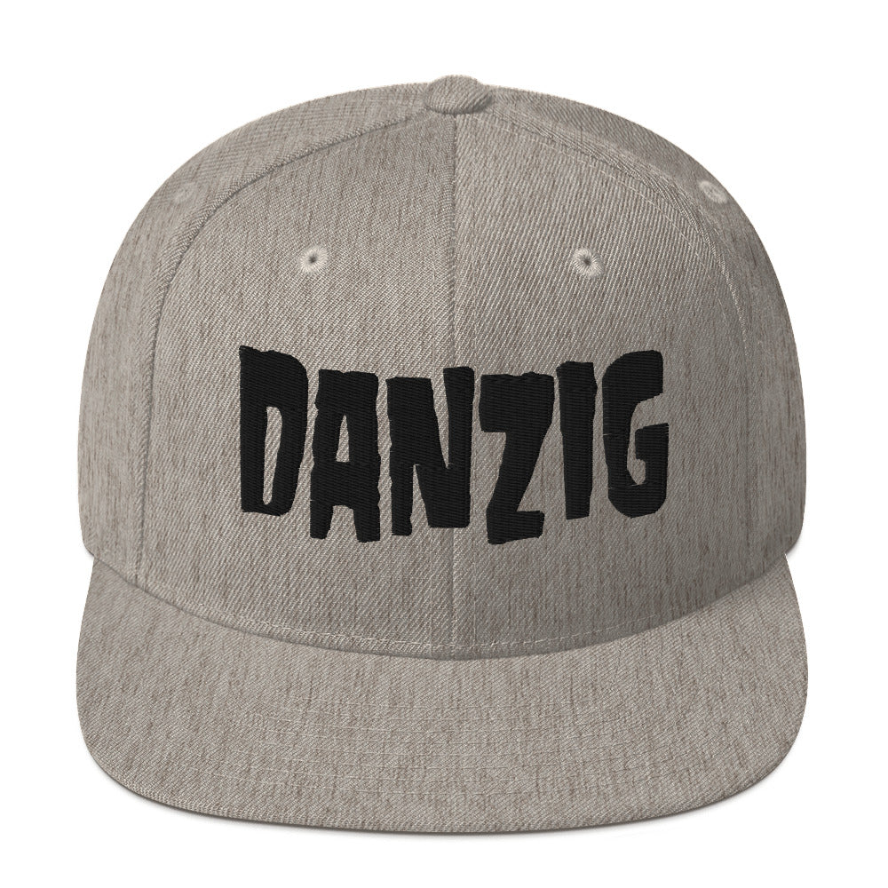 Danzig Classic Logo Grey Embroidered Snap Back Hat [Apparel]