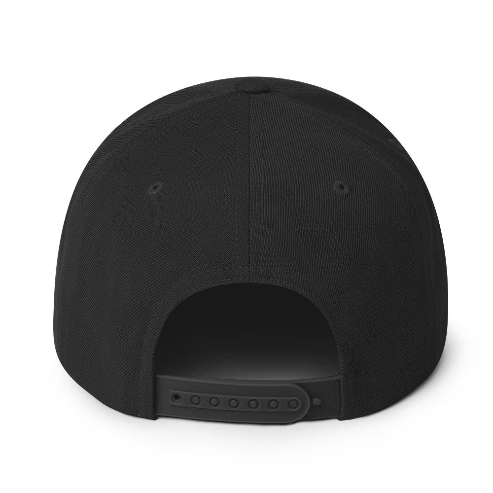 MERCHMOMENT Danzig Classic Logo White Embroidered Snap Back Hat [Apparel]