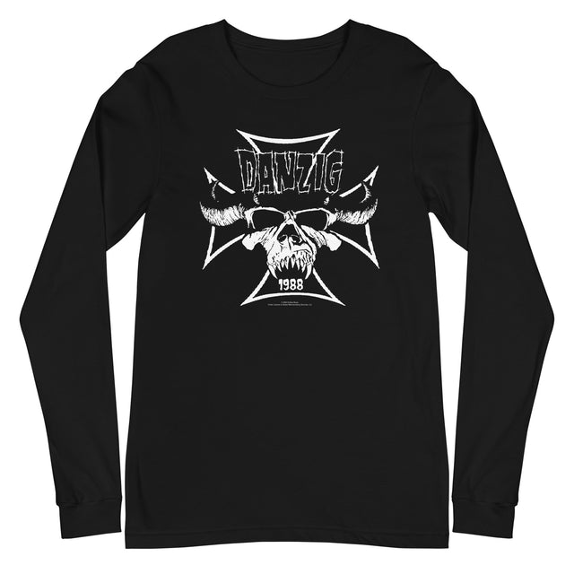 MerchMoment - Danzig - Steer Skull Long Sleeve T-Shirt []