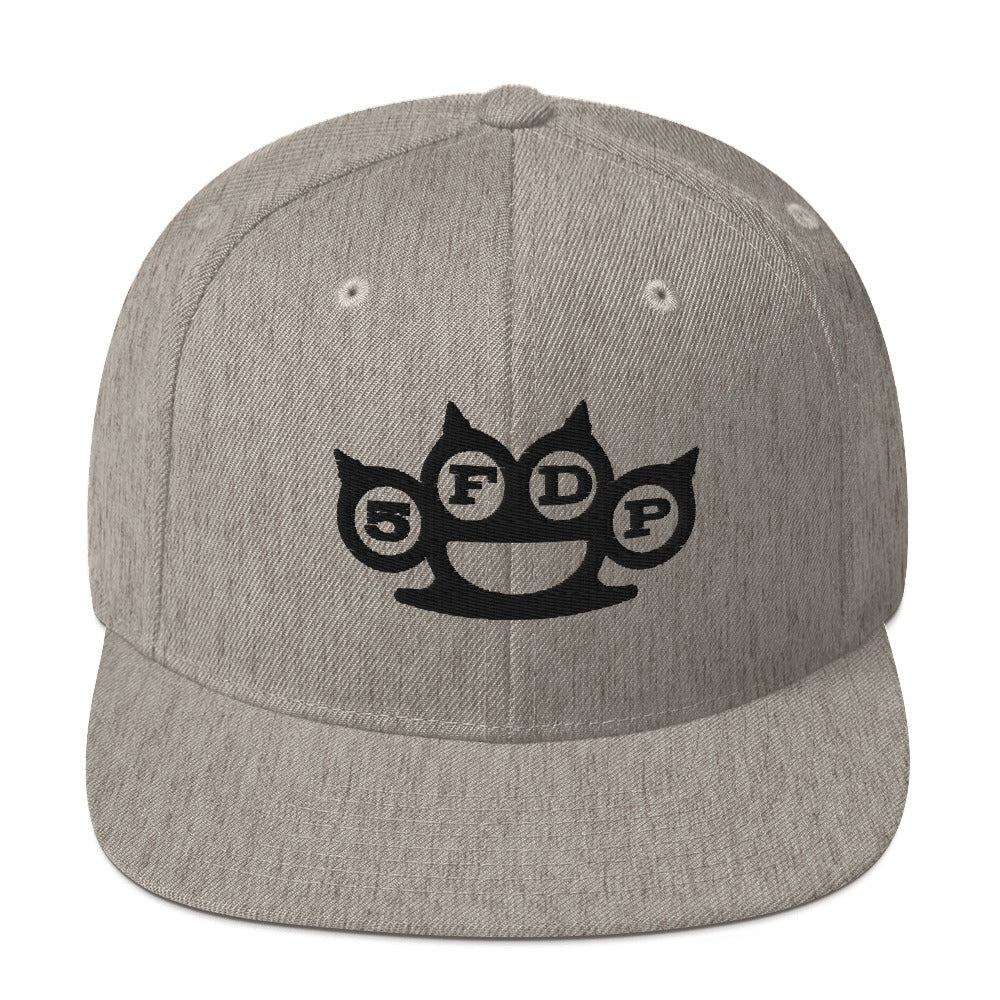 Five Finger Death Punch Black Knuckles Embroidered Snapback Hat [Apparel]