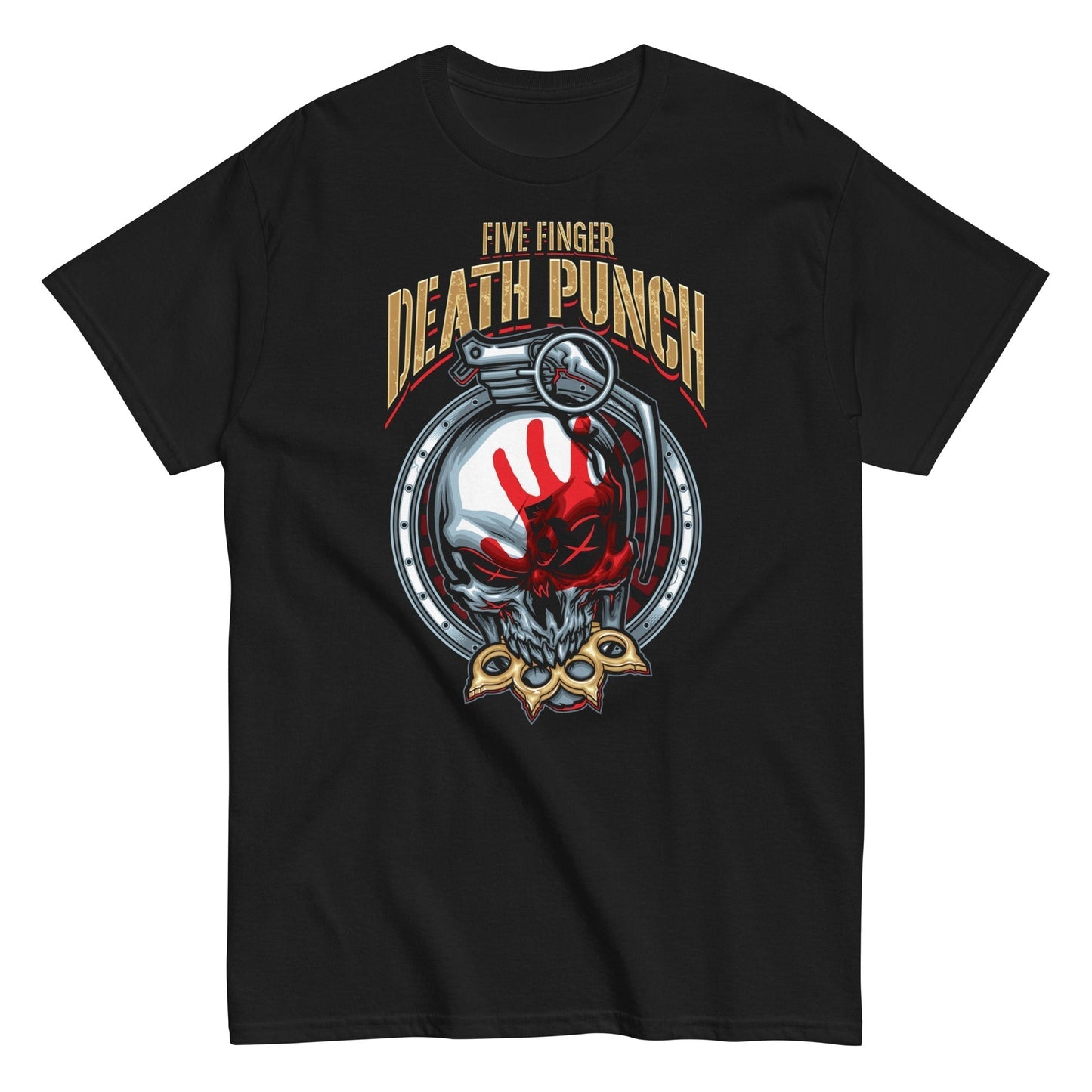 MERCHMOMENT Five Finger Death Punch - Brass Knuckle T-Shirt [Apparel]