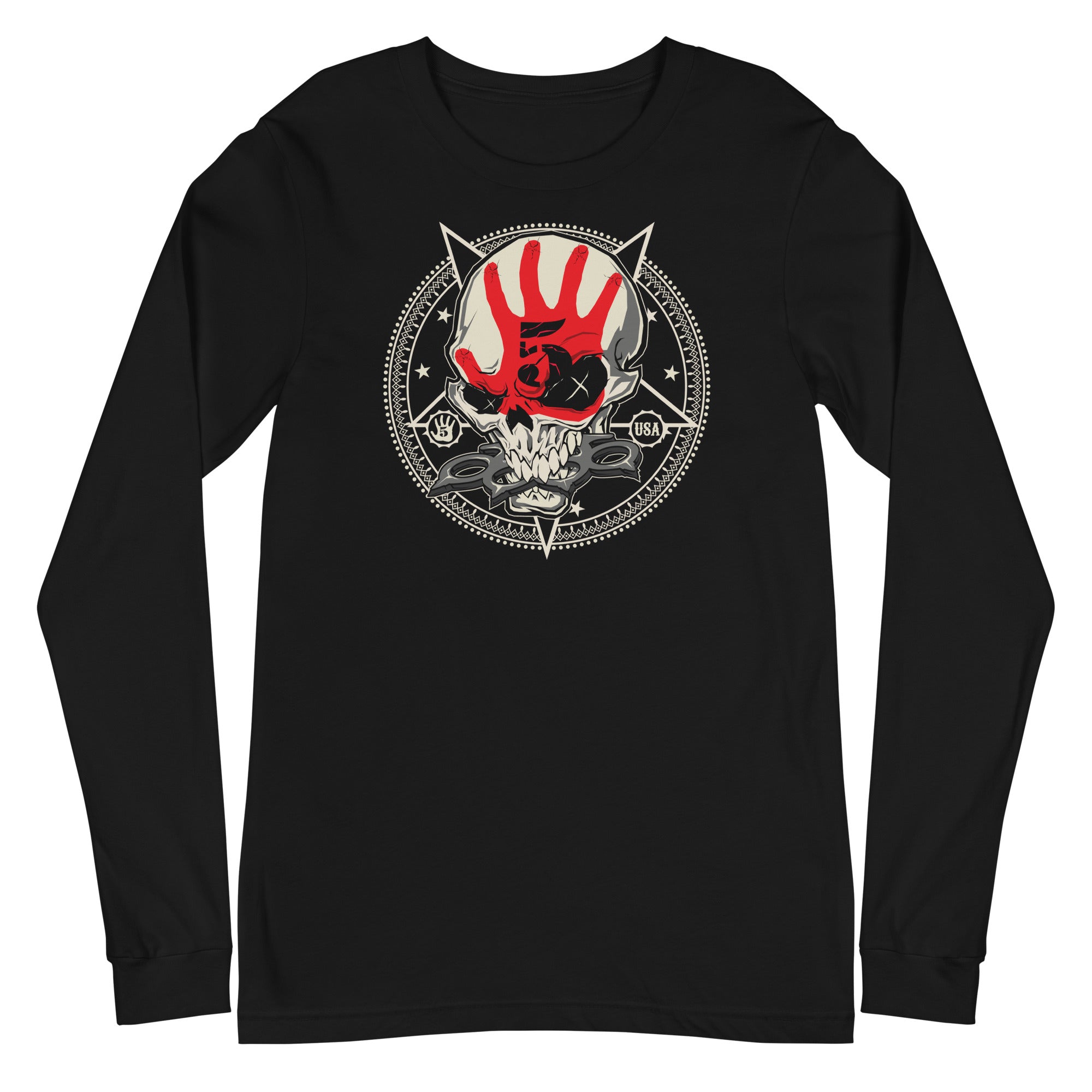Five Finger Death Punch - Circle Logo Long Sleeve T-Shirt [Apparel]