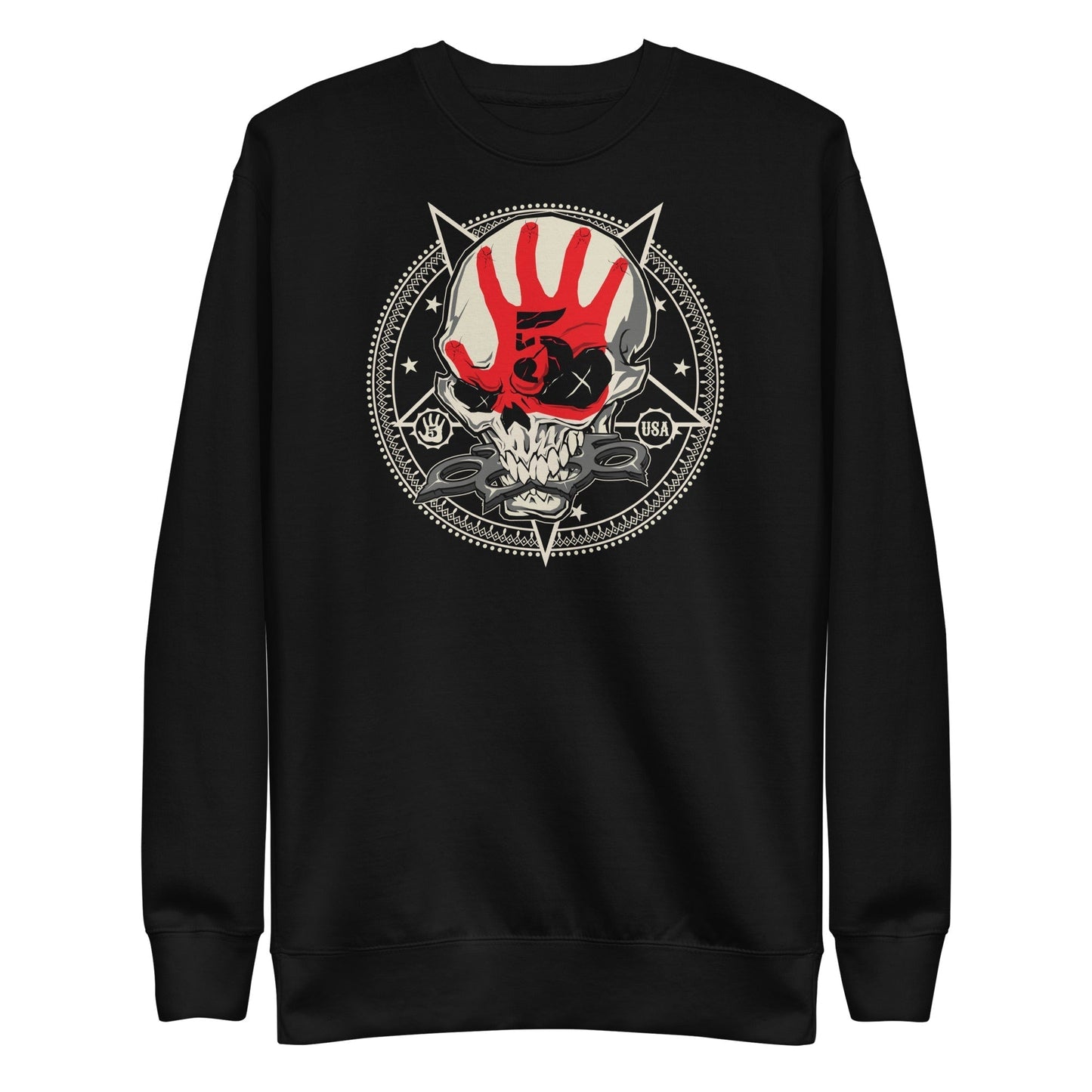 MERCHMOMENT Five Finger Death Punch - Circle Logo Sweatshirt [Apparel]