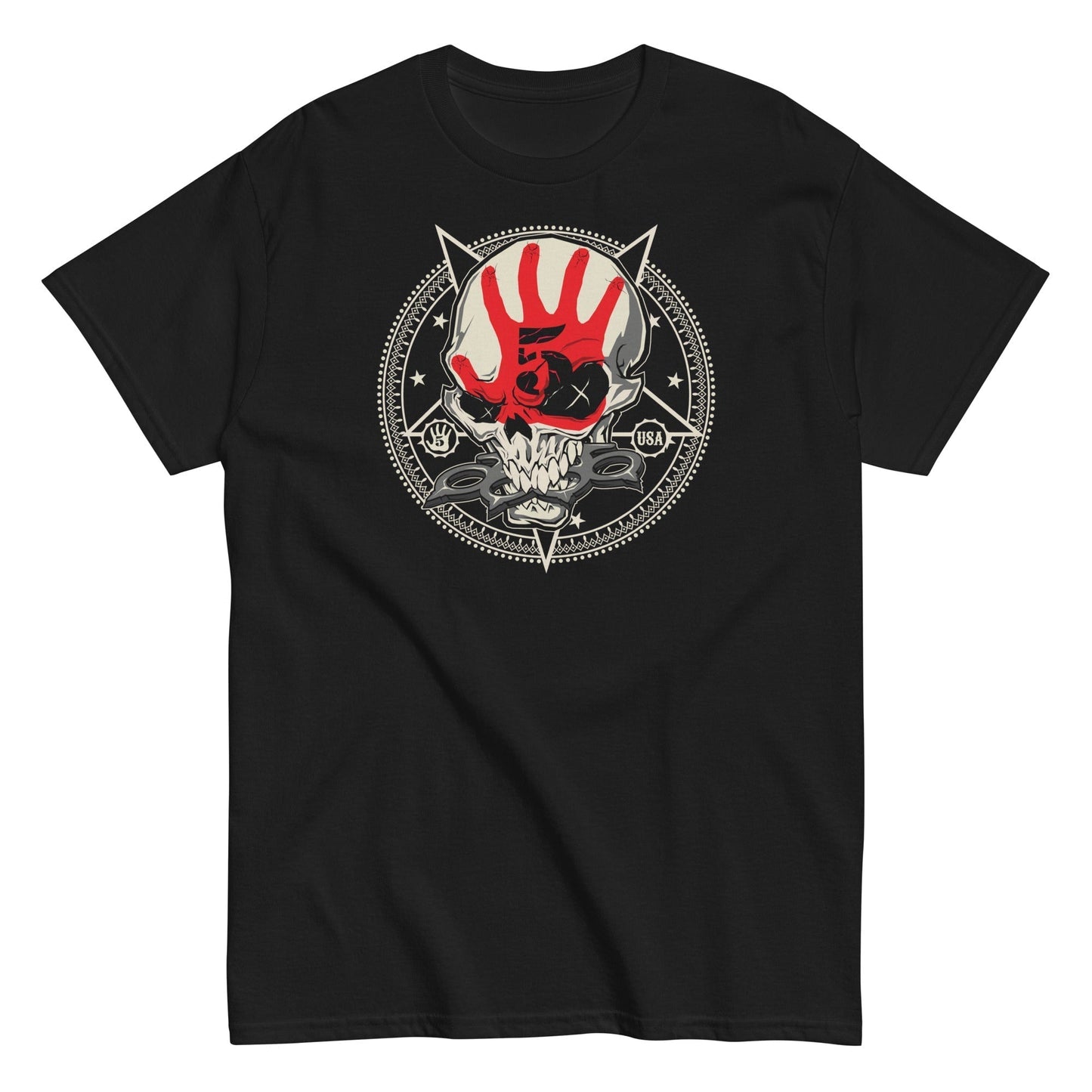 MERCHMOMENT Five Finger Death Punch - Circle Logo T-Shirt [Apparel]