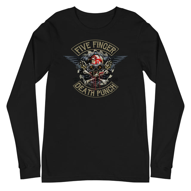 MerchMoment - Five Finger Death Punch - Crossbones Long Sleeve T-Shirt []