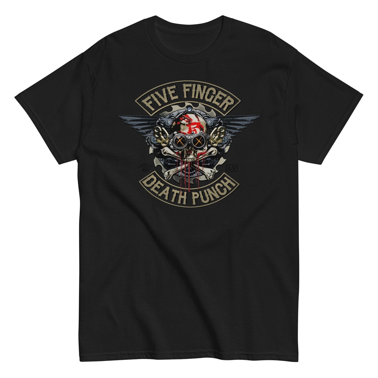 MERCHMOMENT Five Finger Death Punch - Crossbones T-Shirt [Apparel]