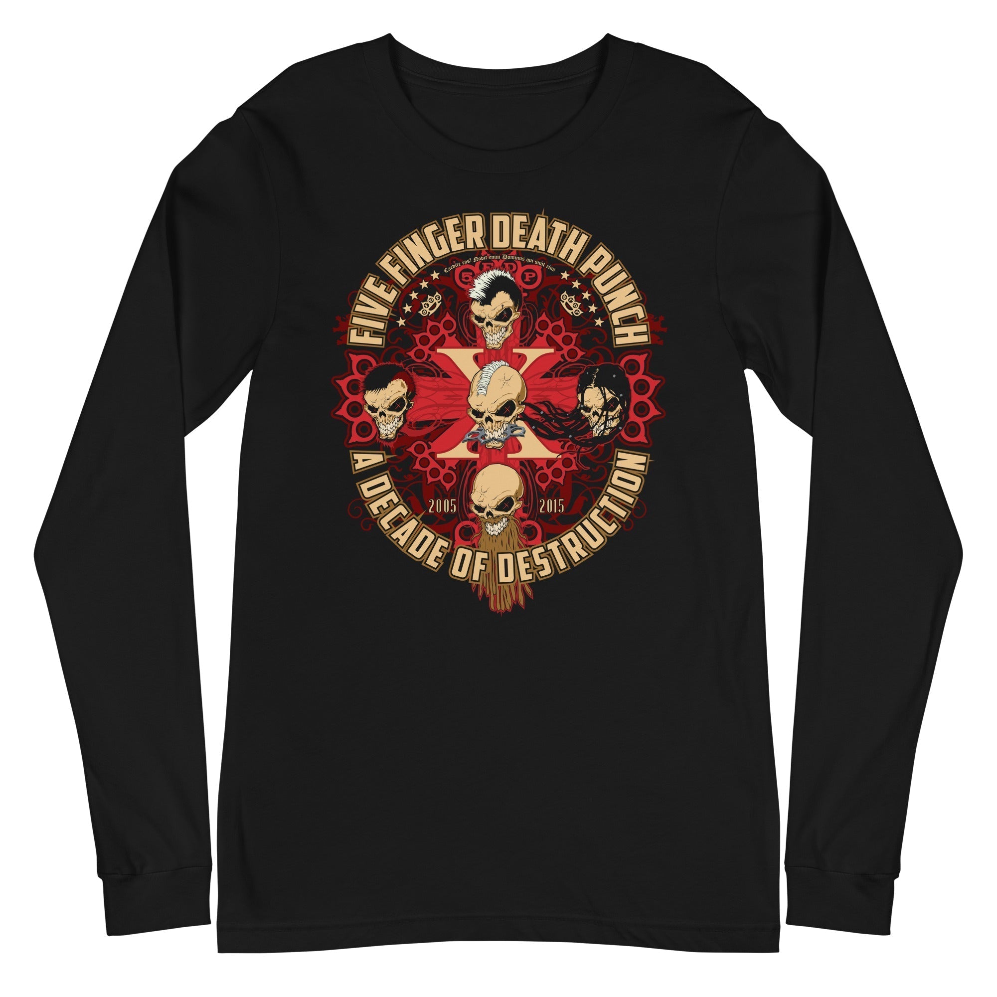 Five Finger Death Punch - Decade of Destruction Long Sleeve T-Shirt [Apparel]