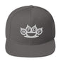 MERCHMOMENT Five Finger Death Punch Grey Knuckles Embroidered Snapback Hat [Apparel]