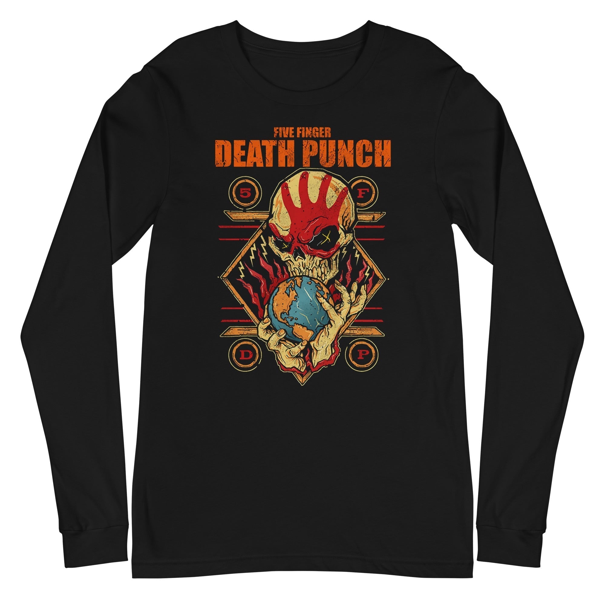 Five Finger Death Punch - Hand Skull Logo Long Sleeve T-Shirt [Apparel]