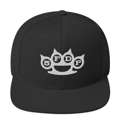 Five Finger Death Punch White Knuckles Embroidered Snapback Hat [Apparel]