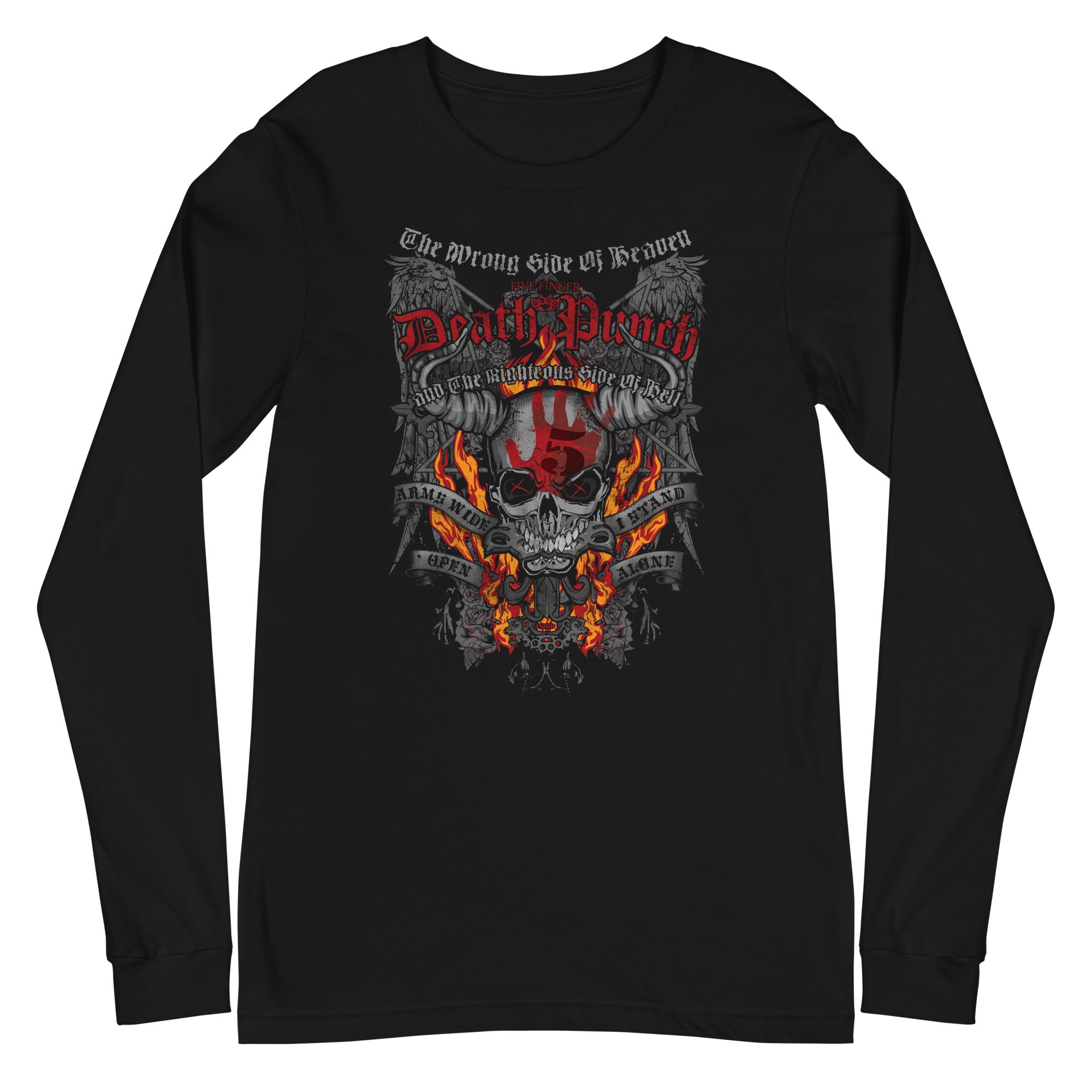 Five Finger Death Punch - Wrong or Righteous Long Sleeve T-Shirt [Apparel]