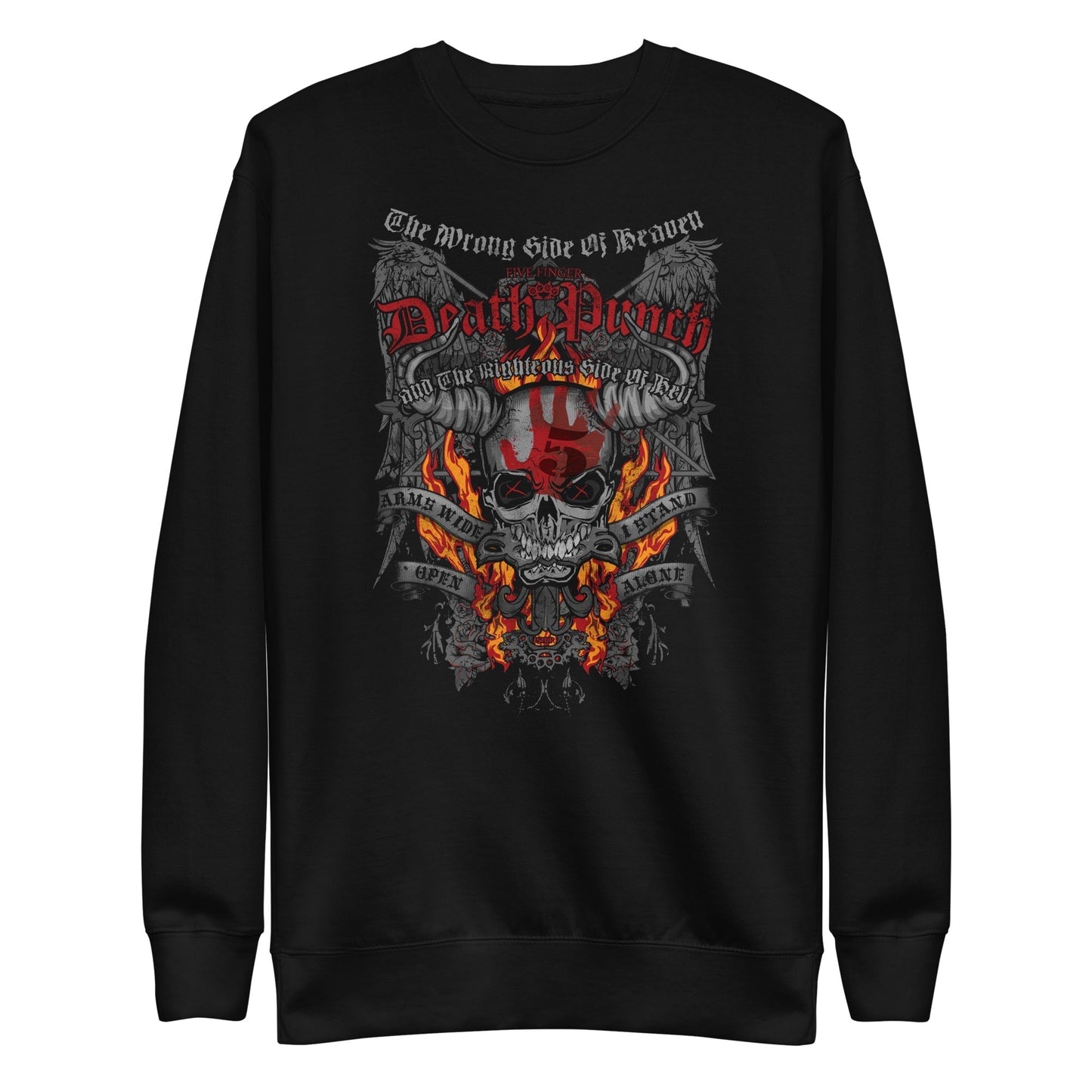 MERCHMOMENT Five Finger Death Punch - Wrong or Righteous Sweatshirt [Apparel]