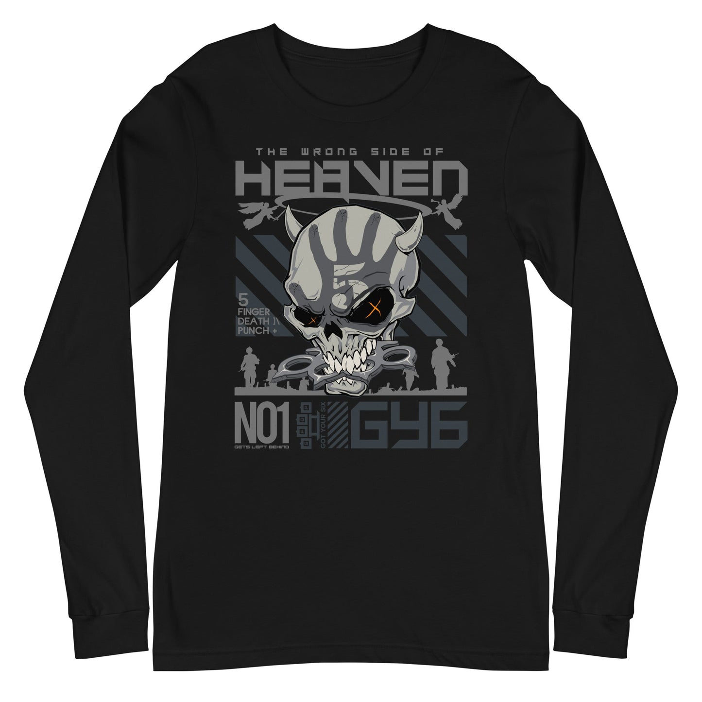 MERCHMOMENT Five Finger Death Punch - Wrong Side of Heaven Long Sleeve T-Shirt [Apparel]