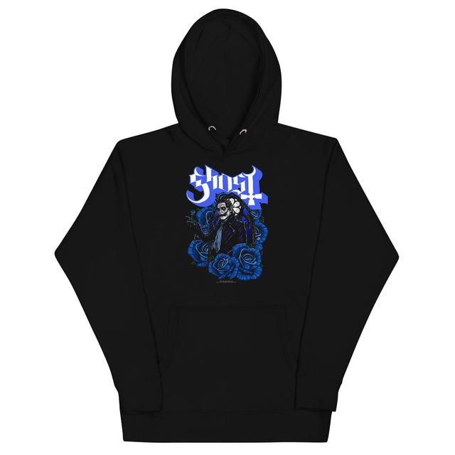 Ghost - Blue Roses Hoodie [Sweatshirt]