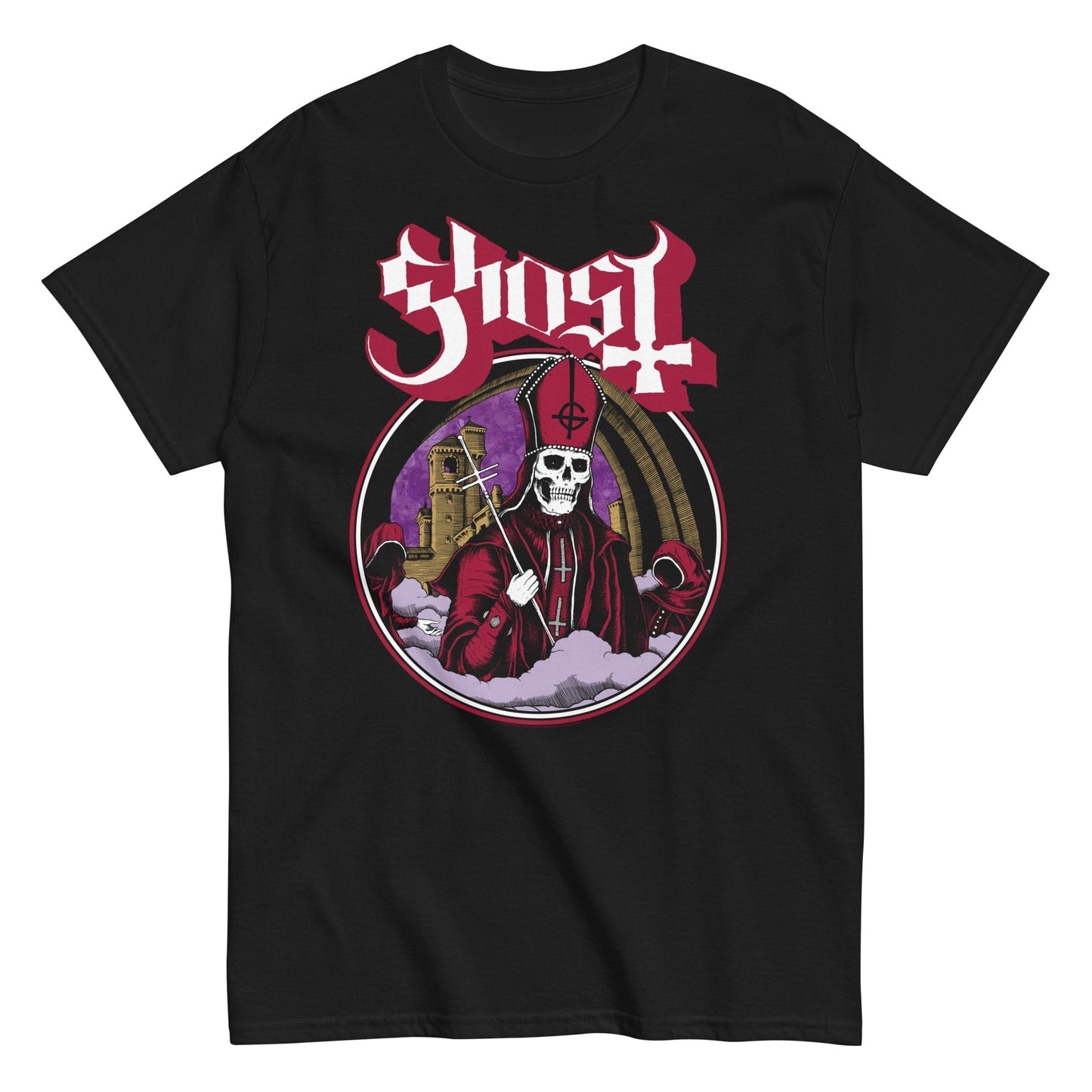 MERCHMOMENT Ghost - Carrying Cross T-Shirt [Apparel]