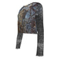 MERCHMOMENT Ghost Chapel Women's Mesh Top [Apparel]
