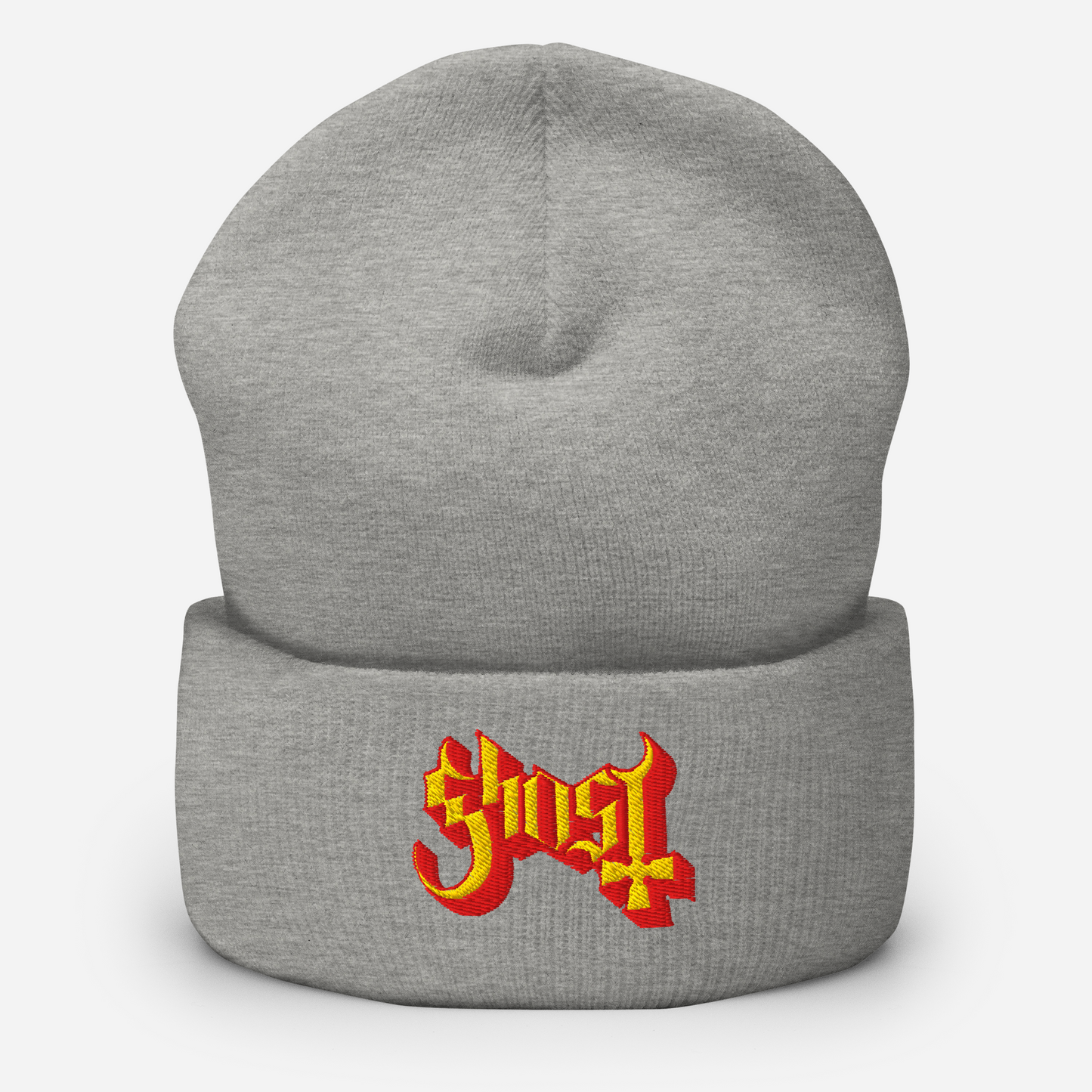 MERCHMOMENT Ghost Embroidered Beanie [Hat]