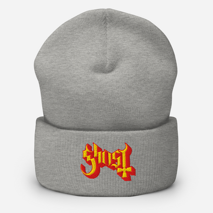 MERCHMOMENT Ghost Embroidered Beanie [Hat]