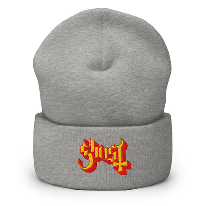 MERCHMOMENT Ghost Embroidered Beanie [Hat]