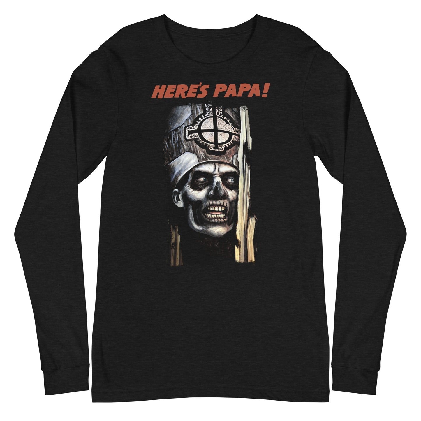 MERCHMOMENT Ghost - Here's Papa Long Sleeve T-Shirt [Apparel]