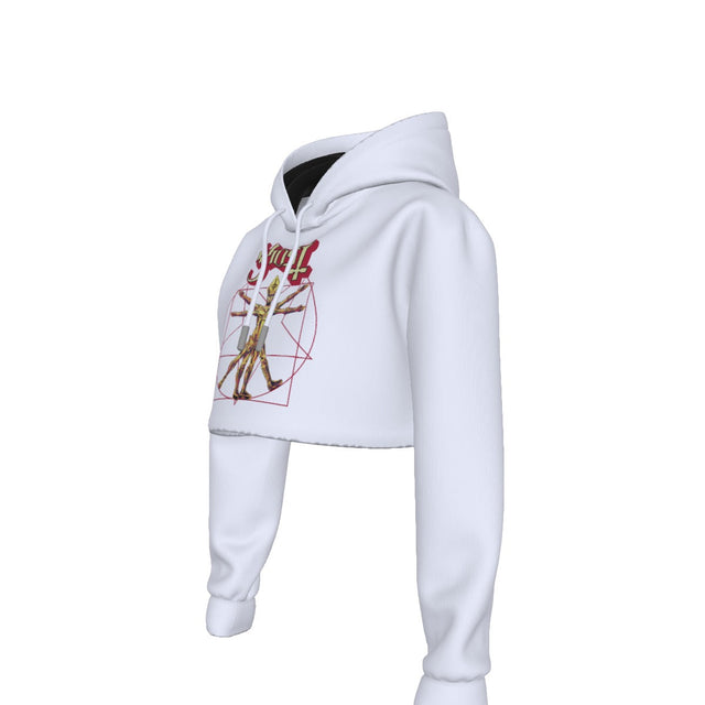 Ghost In the Machine Women's Cropped Hoodie []