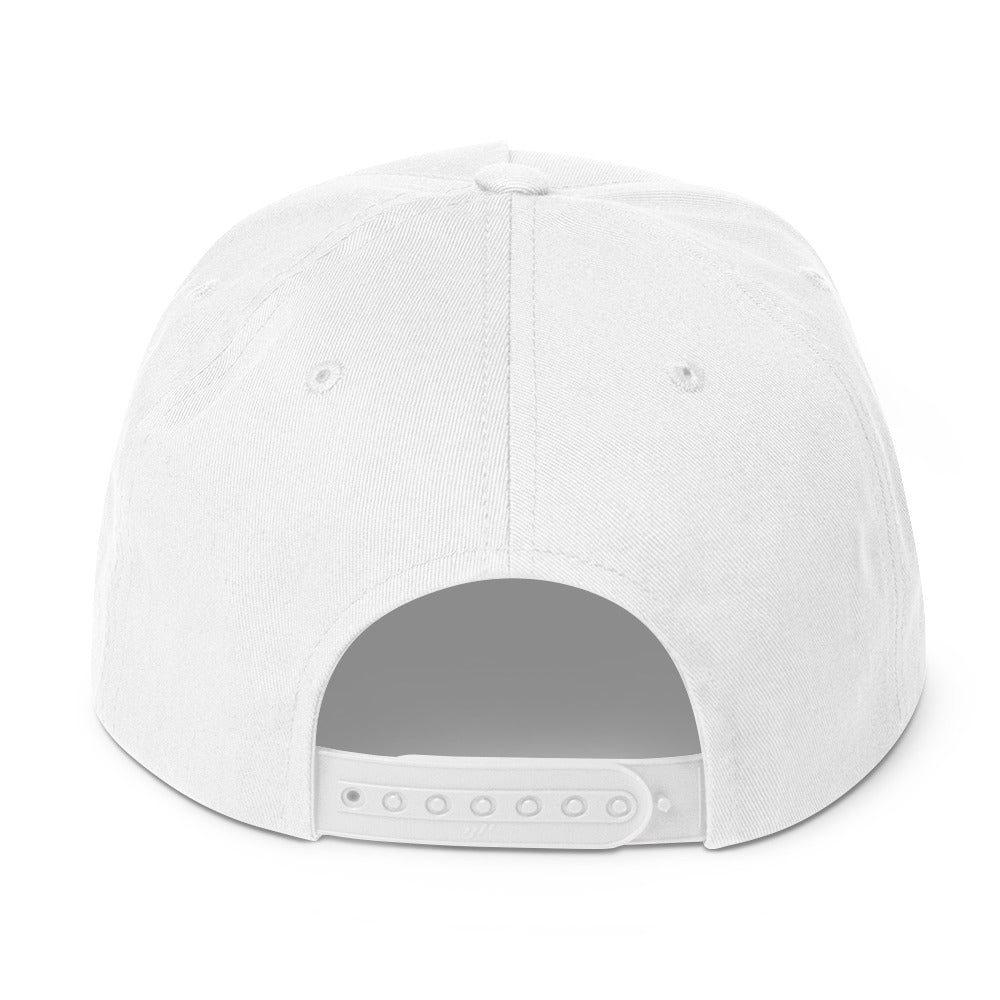 Ghost Logo Embroidered Snapback Hat []
