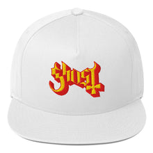 Ghost Logo Embroidered Snapback Hat []