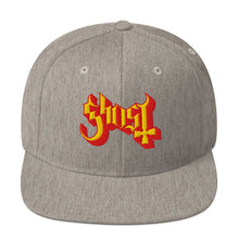 Ghost Logo Embroidered Snapback Hat []