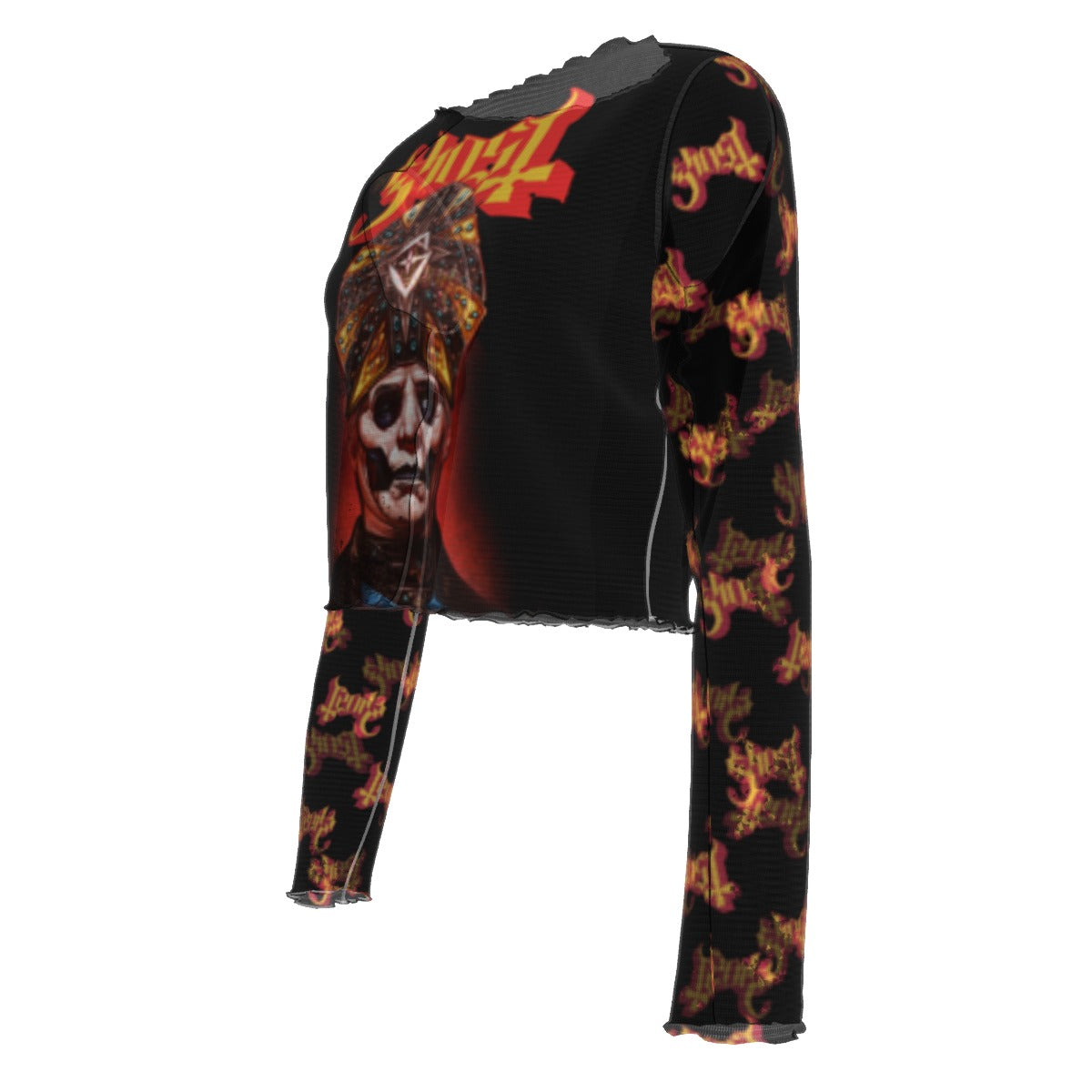 MERCHMOMENT Ghost One Eye Women's Mesh Top [Apparel]