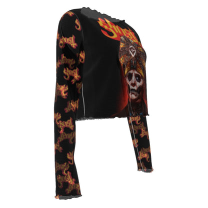 MERCHMOMENT Ghost One Eye Women's Mesh Top [Apparel]