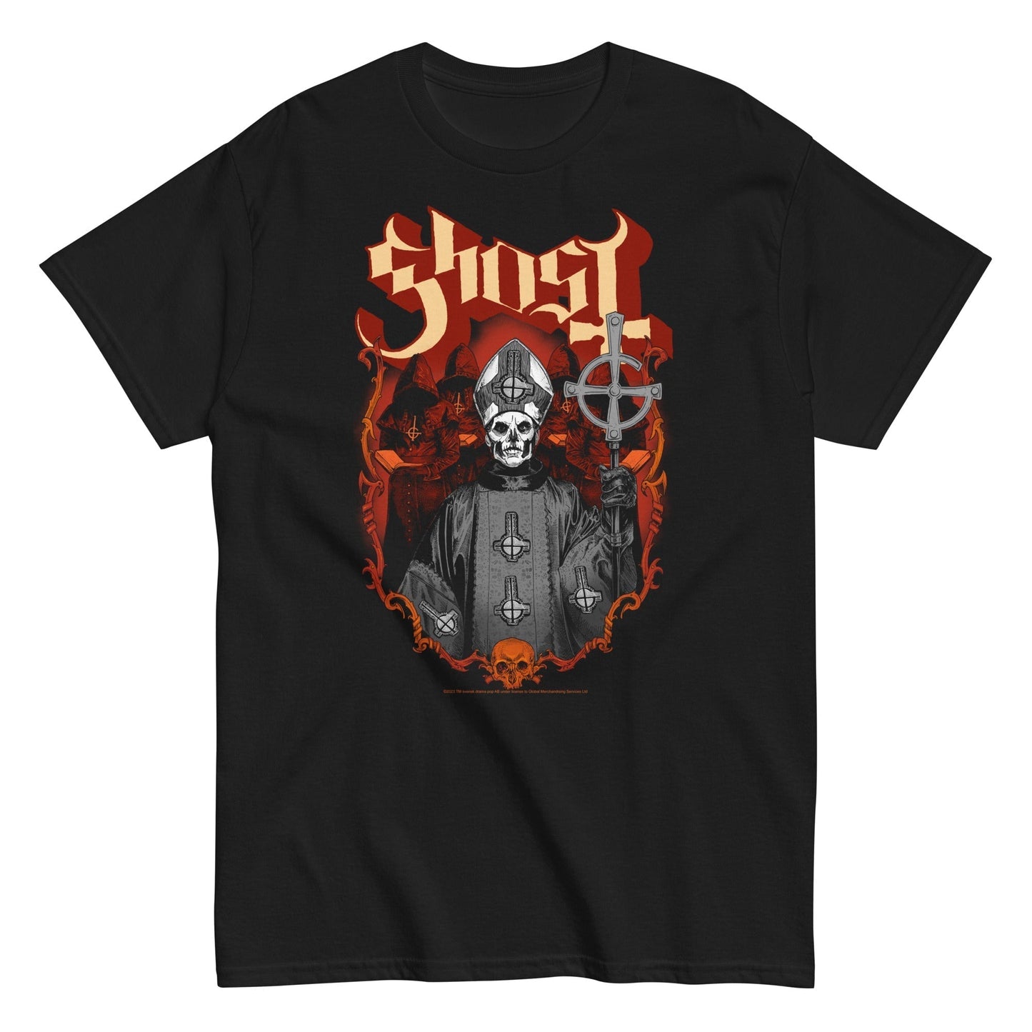 MERCHMOMENT Ghost - Skull and Robes T-Shirt [Apparel]