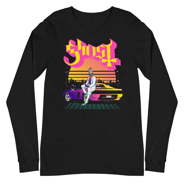 Ghost - Sunset Car Long Sleeve T-Shirt []