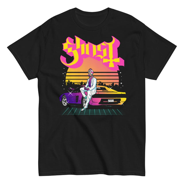 Ghost - Sunset Car T-Shirt []