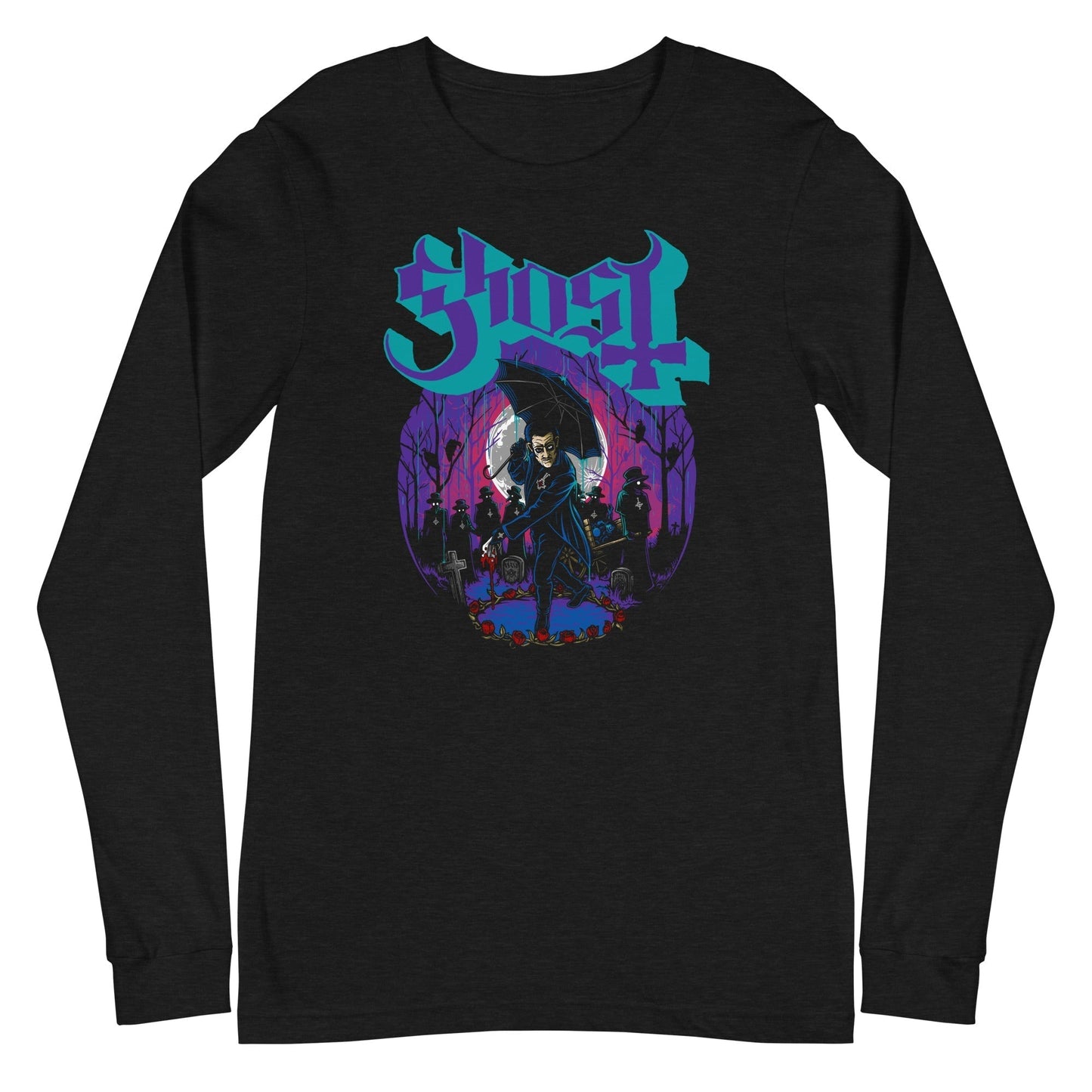 MERCHMOMENT Ghost - Umbrella Long Sleeve T-Shirt [Apparel]