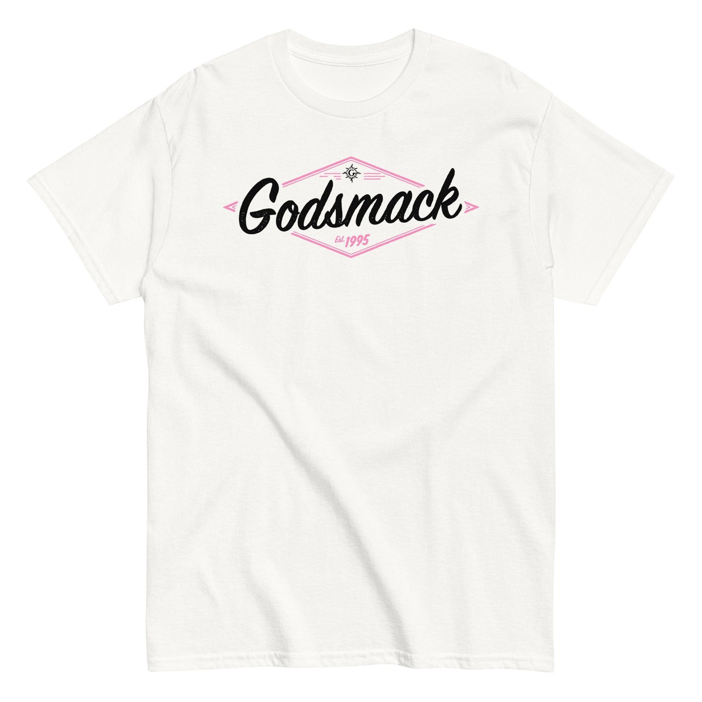MERCHMOMENT Godsmack - Black and Pink Logo T-Shirt [Apparel]