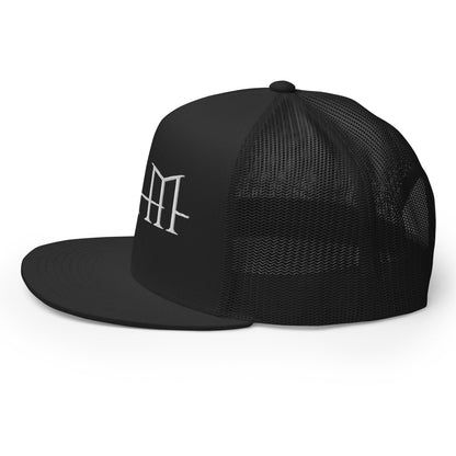 HIM Classic Logo Embroidered Trucker Hat [Apparel]
