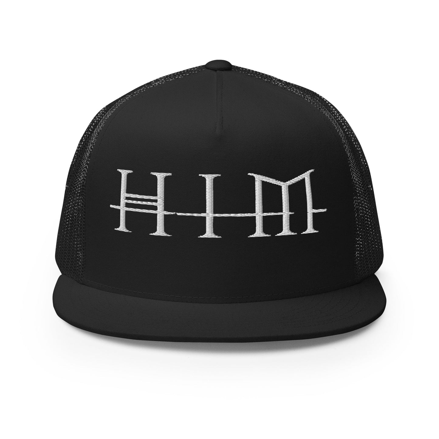 MERCHMOMENT HIM Classic Logo Embroidered Trucker Hat [Apparel]