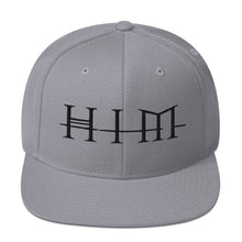 MERCHMOMENT HIM Classic Logo Grey Embroidered Snap Back Hat [Apparel]