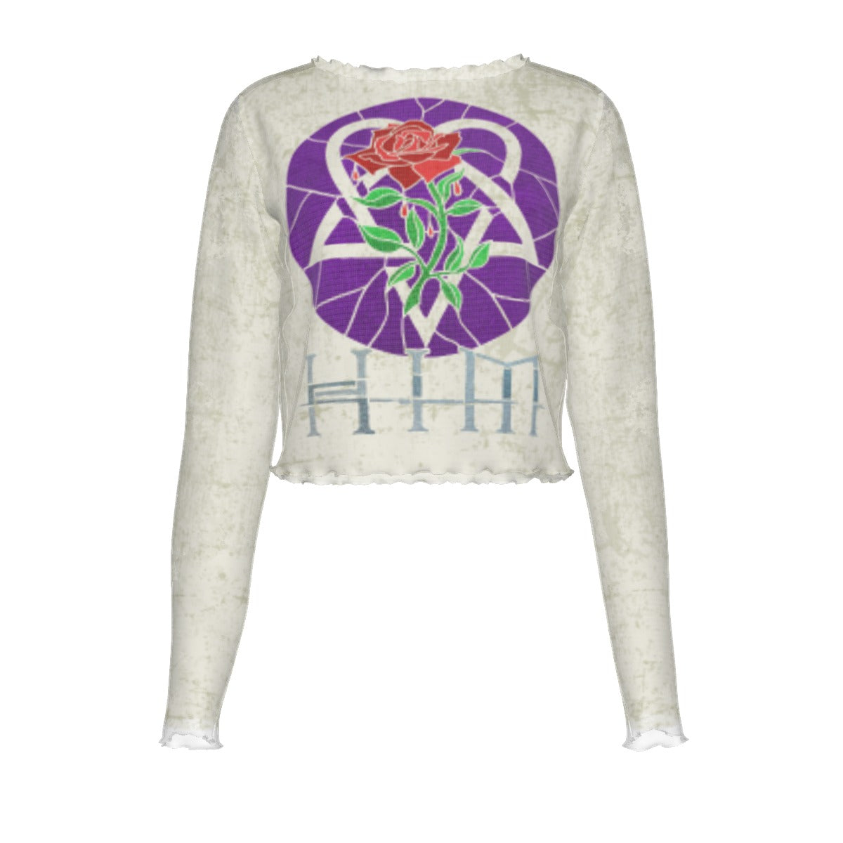 MERCHMOMENT Him Roses Women's Mesh Top [Apparel]