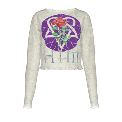 MERCHMOMENT Him Roses Women's Mesh Top [Apparel]
