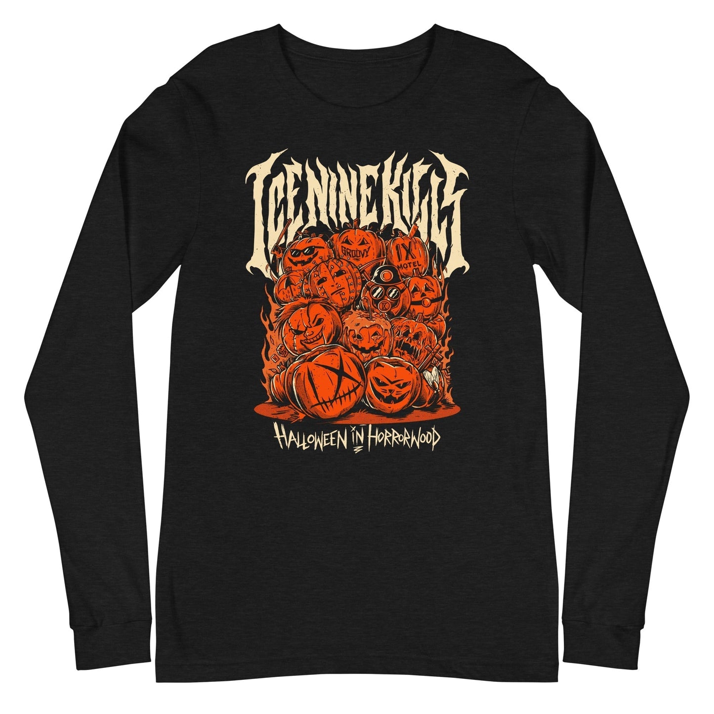 MERCHMOMENT Ice Nine Kills - Halloween Horrorwood Long Sleeve T-Shirt [Apparel]
