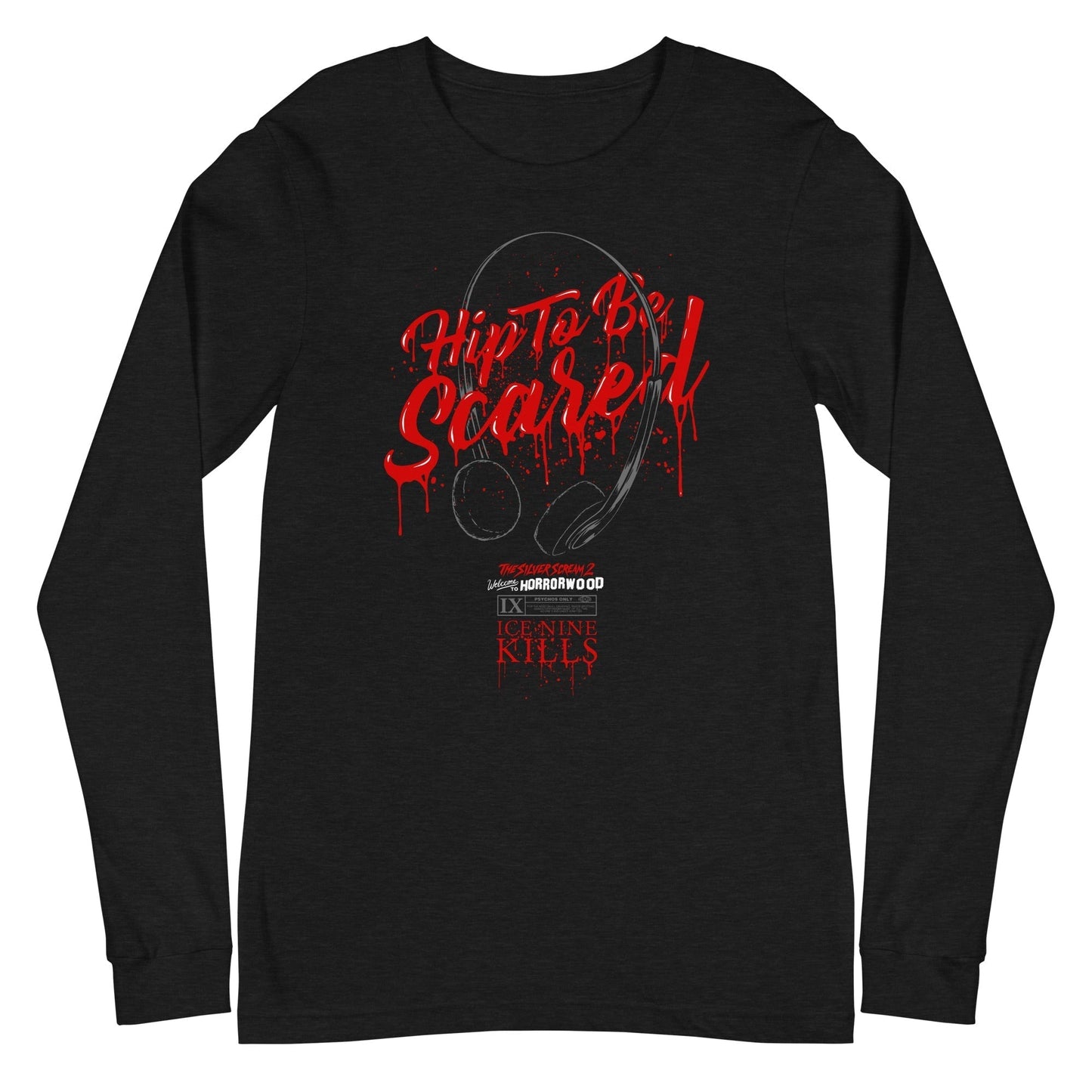 MERCHMOMENT Ice Nine Kills - Hip to be Scared Long Sleeve T-Shirt [Apparel]