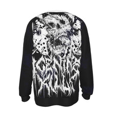 MERCHMOMENT Ice Nine Kills Jason Skull All Over Print Sweatshirt [Apparel]