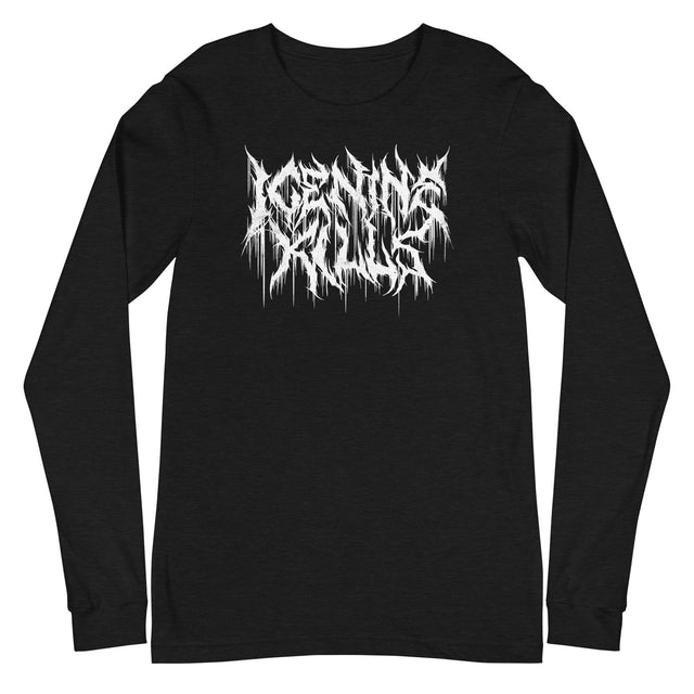 MerchMoment - Ice Nine Kills - White Drip Logo Long Sleeve T-Shirt []